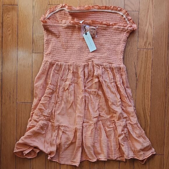 Anthropologie Casual Dress in Peach with Soft Fabric - Picture 4 of 4